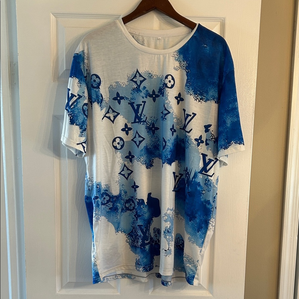 No Name Brand Louis Vuitton Design Mens Shirt Size 5 XL NWOT